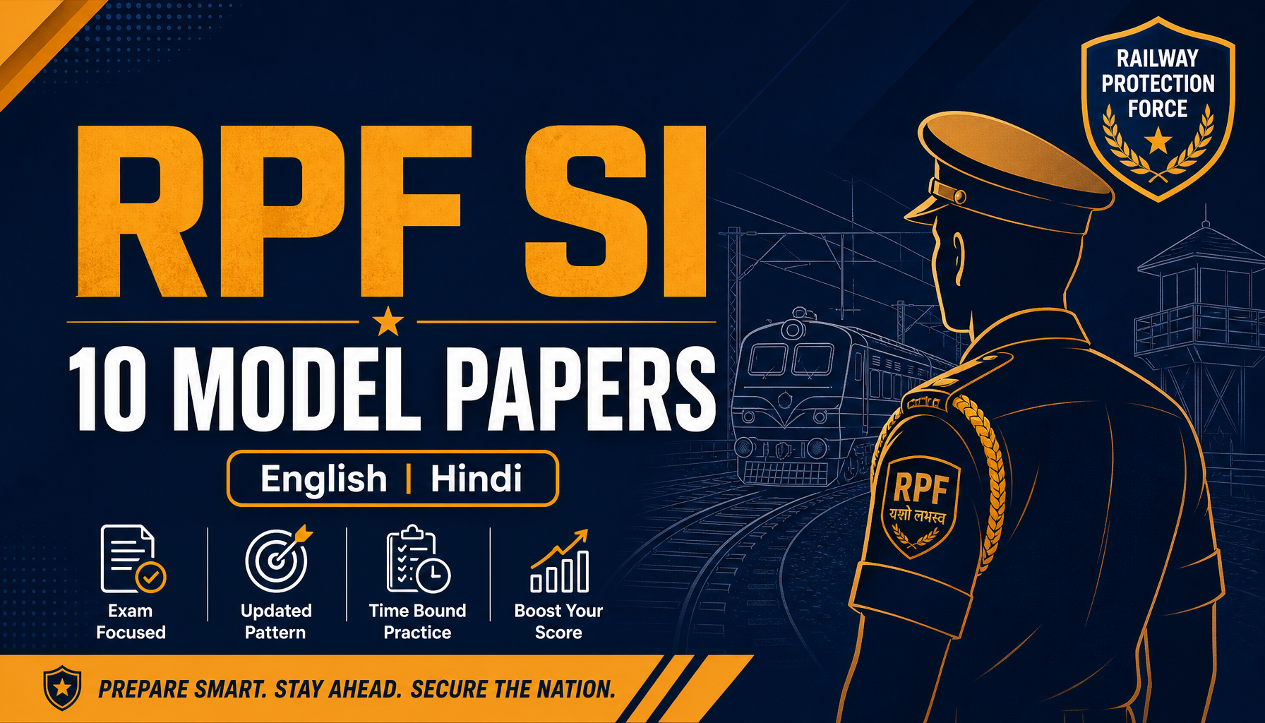 RPF SI 10 Model Papers — Practice Set Ebook (English & Hindi)